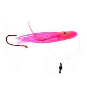 P-Line Reaction Squid Rigged Squid - Pink / Glitter, 2-1/2in