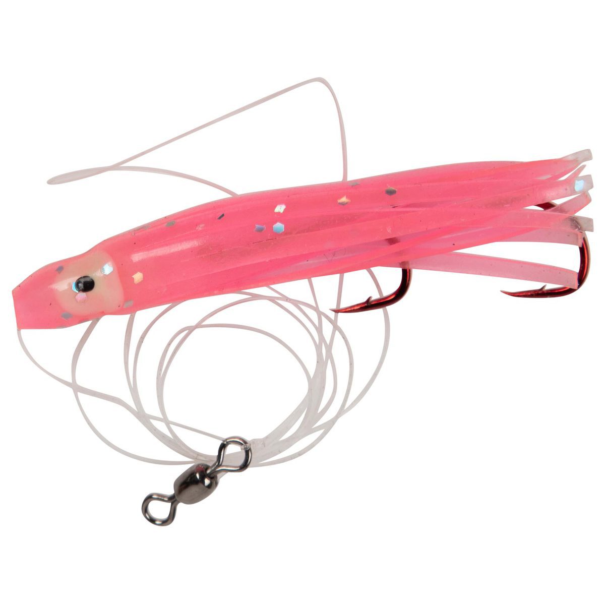 P-Line Reaction Squid Rigged Squid - Glow / Pink, 2-1/2in - Glow / Pink ...