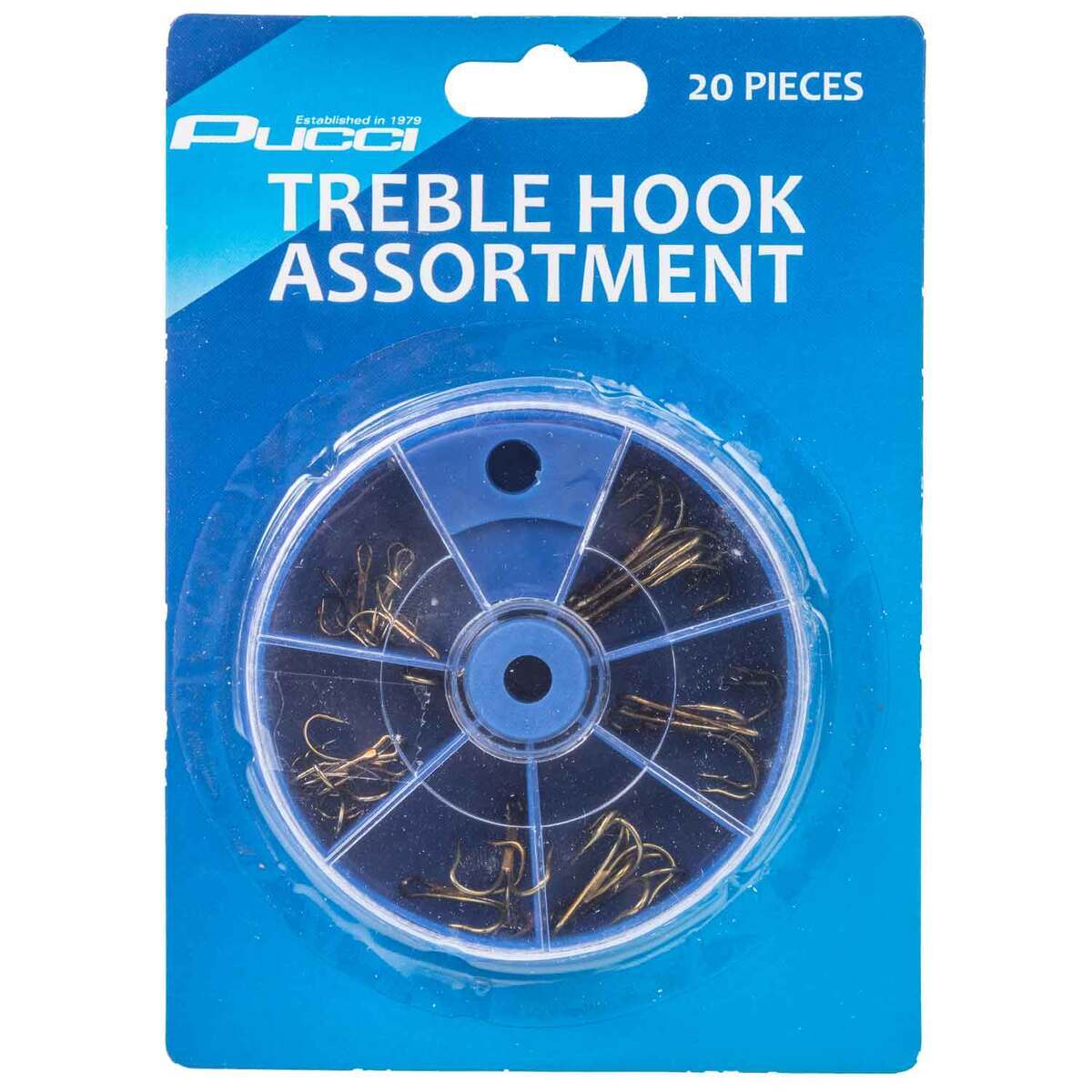P-Line Sizes Dial Box Treble Hook Assortment - Assortment P-Line Sizes Dial Box Treble Hook Assortment - Assortment