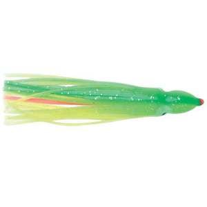 P-Line Squid Squid Skirt - Glow/Rainbow Flake, 2-1/2in, 8pk