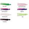P-Line Squid Squid Skirt - Glow/Rainbow Flake, 2-1/2in, 8pk - Glow/Rainbow Flake
