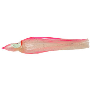 P-Line Squid Squid Skirt - Clear/Pearl, 7-1/2in, 2pk