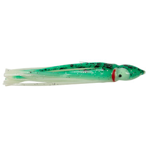 P-Line Squid Squid Skirt - Glow Green, 4-1/2in, 5pk