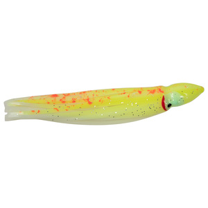 P-Line Squid Squid Skirt - Glow Yellow/Orange Glow, 4-1/2in, 5pk