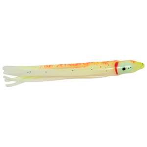 P-Line Squid Squid Skirt - Glow Yellow/Orange Splotches (Glow), 2-1/2in, 8pk