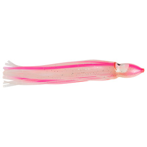 P-Line Squid Squid Skirt - Glow/Clear/Pink, 4-1/2in, 5pk