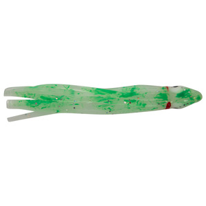P-Line Squid Squid Skirt - Glow/Green Spots, 2-1/2in, 8pk
