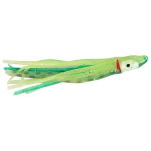 P-Line Squid Squid Skirt - Green/Chartreuse/Black, 2-1/2in, 8pk