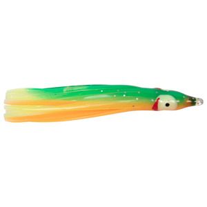 P-Line Squid Squid Skirt - Orange/Chartreuse/Green, 2-1/2in, 8pk