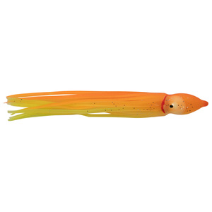 P-Line Squid Squid Skirt - Orange/Yellow, 4-1/2in