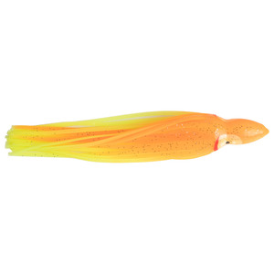 P-Line Squid Squid Skirt - Orange/Yellow, 7-1/2in, 2pk