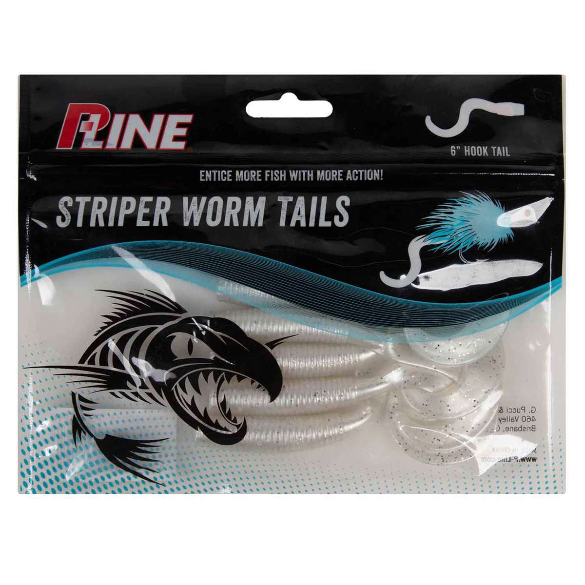 P-Line Striper Tail Grub P-Line Striper Tail Grub