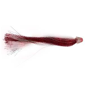 P-Line Tinsel Squid Inserts Squid Skirt - Red Rainbow, 5in