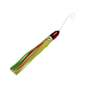 P Line Tuna Rippers Saltwater Trolling Rig - Red/Mexican Flag, 1-1/2oz, 6in