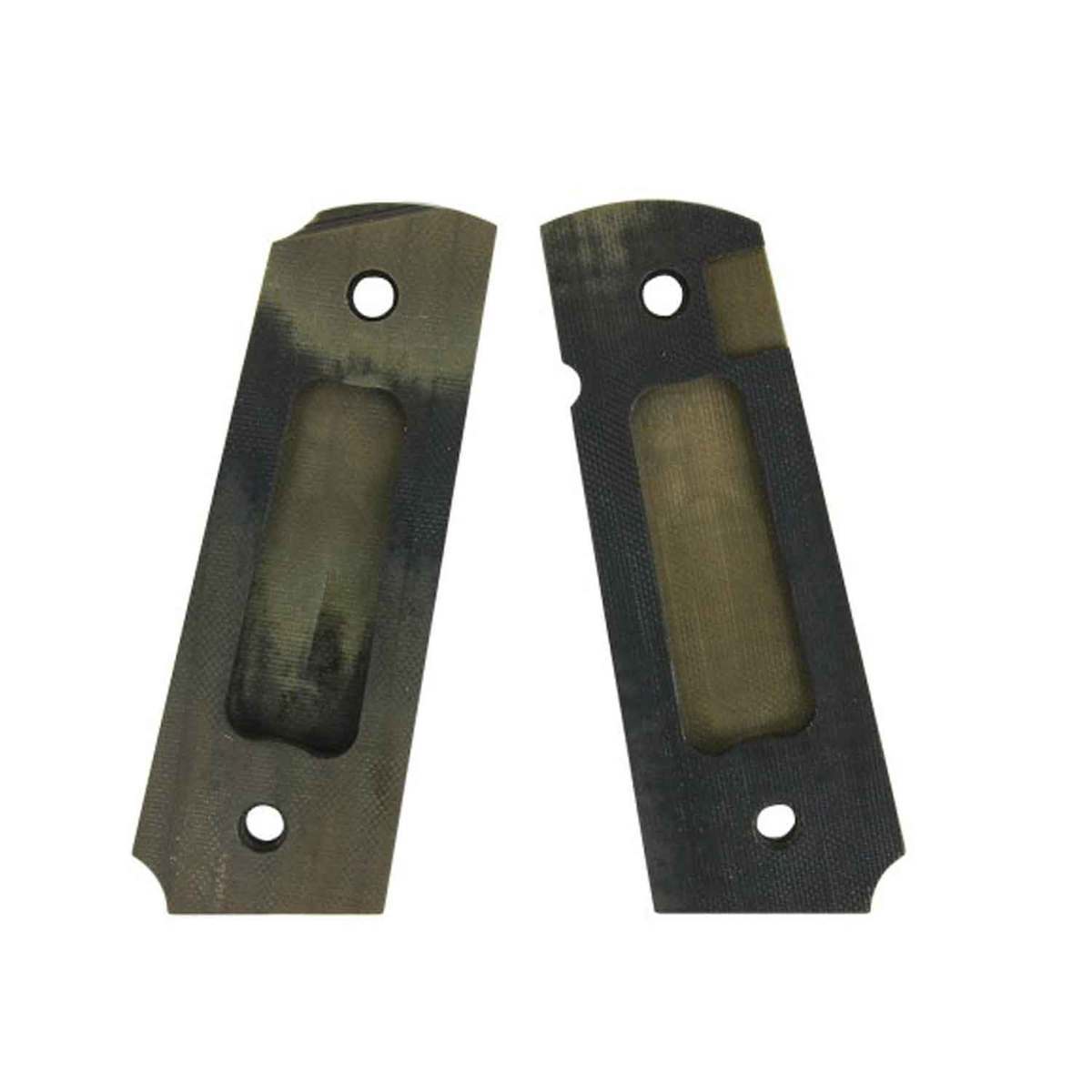 Pachmayr G10 Tactical Smooth 1911 Pistol Grips - Green/Black - Green/Black Pachmayr G10 Tactical Smooth 1911 Pistol Grips - Green/Black - Green/Black