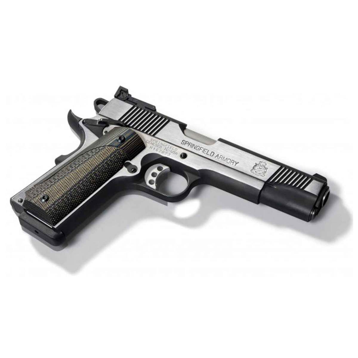 Pachmayr G10 Tactical Smooth 1911 Pistol Grips - Green/Black - Green/Black Pachmayr G10 Tactical Smooth 1911 Pistol Grips - Green/Black - Green/Black