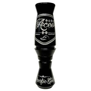 Pacific Calls Aces Black Acrylic Single Reed Duck Call
