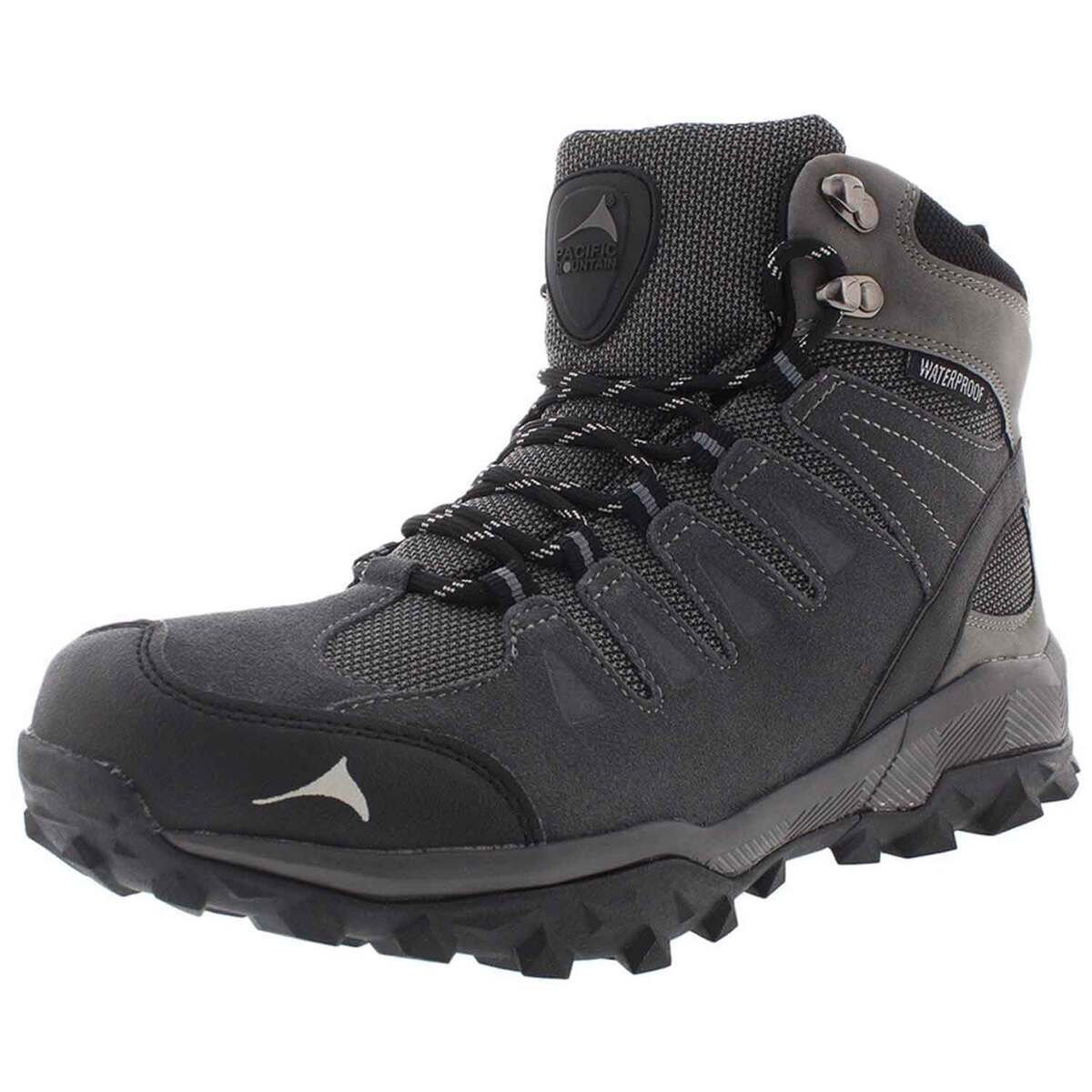 Pacific Mountain Men's Boulder Waterproof Mid Hiking Boots Pacific Mountain Men's Boulder Waterproof Mid Hiking Boots
