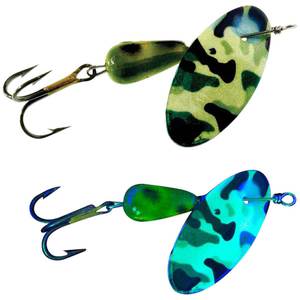 Panther Martin FishSeeUV Vibrant Image Inline Spinner - Camouflage, 1/4oz
