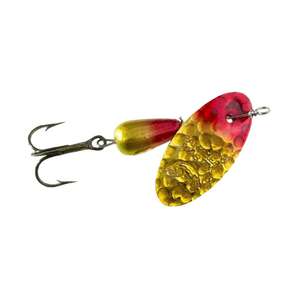 Panther Martin Hammered Inline Spinner - Yellow Red, 1/16oz