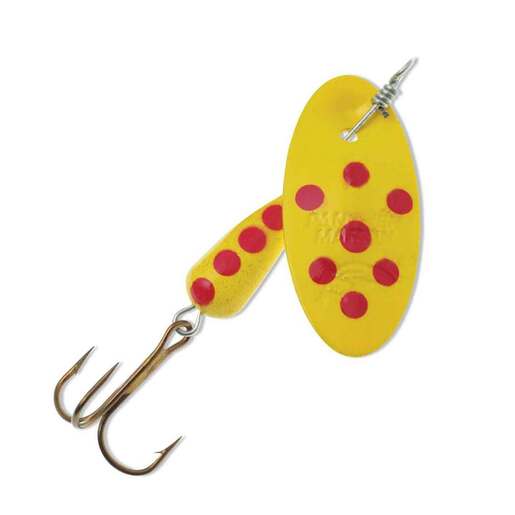 Panther Martin Spotted Inline Spinner - Black/Fluorescent Spots 9