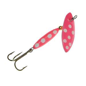 Panther Martin WillowStrike Spotted Inline Spinner - Pink, 1/2oz