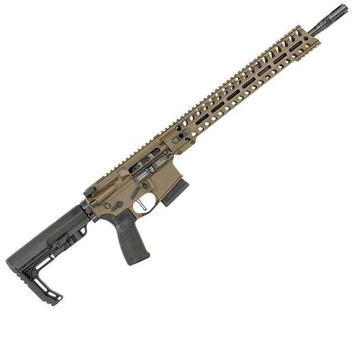 Patriot Ordnance Factory Patriot Ordnance Factory Minuteman 5.56mm NATO 16.5in Patriot Brown Cerakote Semi Automatic Modern Sporting Rifle - 10+1 Rounds