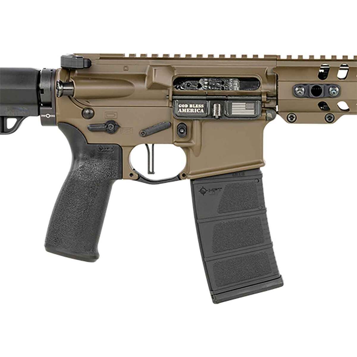 Patriot Ordnance Factory Minuteman 5.56mm NATO 16.5in Patriot Brown Cerakote Semi Automatic Modern Sporting Rifle - 30+1 Rounds - Brown Patriot Ordnance Factory Minuteman 5.56mm NATO 16.5in Patriot Brown Cerakote Semi Automatic Modern Sporting Rifle - 30+1 Rounds - Brown