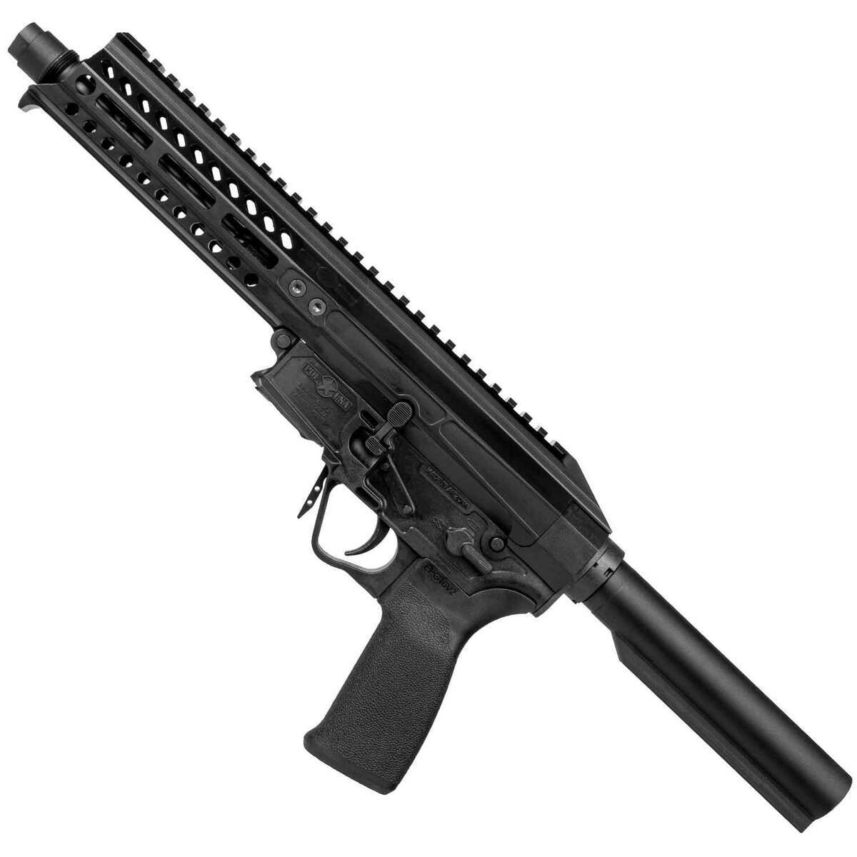 Patriot Ordnance Factory Rebel M-LOK 22 Long Rifle 8in Black Modern Sporting Pistol - 10+1 Rounds Patriot Ordnance Factory Rebel M-LOK 22 Long Rifle 8in Black Modern Sporting Pistol - 10+1 Rounds