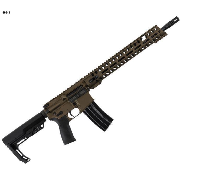 Patriot Ordnance Factory Renegade Standard 223 Remington 16.5in Burnt Bronze Cerakote Semi Automatic Modern Sporting Rifle - 30+1 Rounds Patriot Ordnance Factory Renegade Standard 223 Remington 16.5in Burnt Bronze Cerakote Semi Automatic Modern Sporting Rifle - 30+1 Rounds