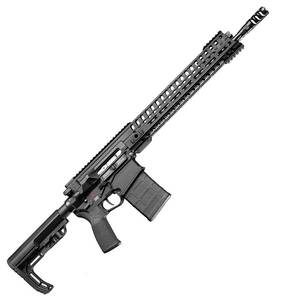 Patriot Ordnance Factory Revolution 308 Winchester 16.5in Black Anodized Semi Automatic Modern Sporting Rifle - 20+1 Rounds