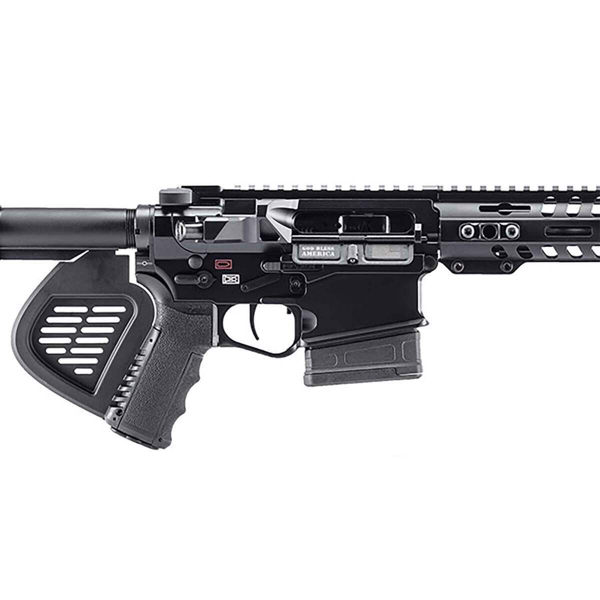 Patriot Ordnance Factory Revolution 308 Winchester 16.5in Black Anodized Semi Automatic Modern Sporting Rifle - 10+1 Rounds - Black Patriot Ordnance Factory Revolution 308 Winchester 16.5in Black Anodized Semi Automatic Modern Sporting Rifle - 10+1 Rounds - Black