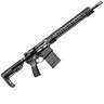 Patriot Ordnance Factory Revolution 308 Winchester 18.5in Black Anodized Semi Automatic Modern Sporting Rifle - 20+1 Rounds - Black
