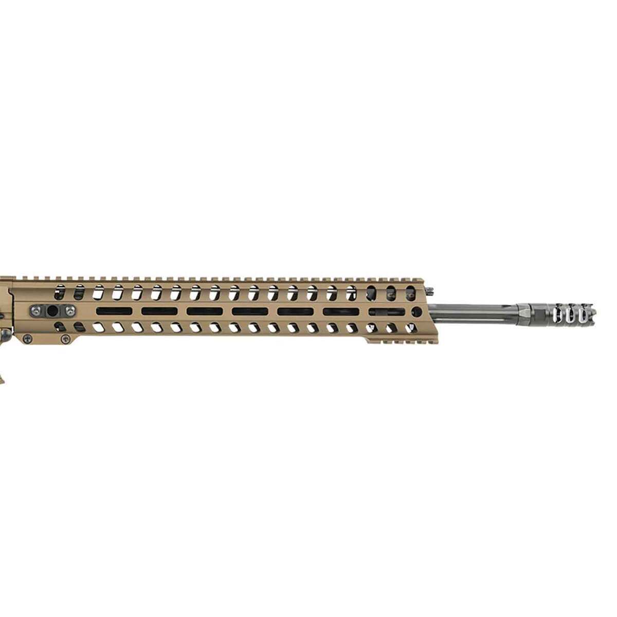 Patriot Ordnance Factory Revolution 308 Winchester 18.5in Burnt Bronze Cerakote Semi Automatic Modern Sporting Rifle - 20+1 Rounds - Brown Patriot Ordnance Factory Revolution 308 Winchester 18.5in Burnt Bronze Cerakote Semi Automatic Modern Sporting Rifle - 20+1 Rounds - Brown