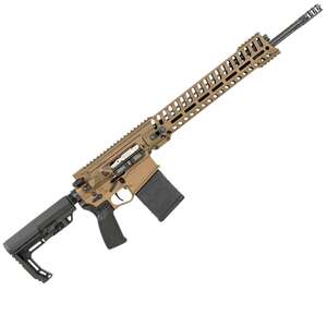 Patriot Ordnance Factory Revolution 308 Winchester 18in Burnt Bronze Semi Automatic Modern Sporting Rifle - 20+1 Rounds