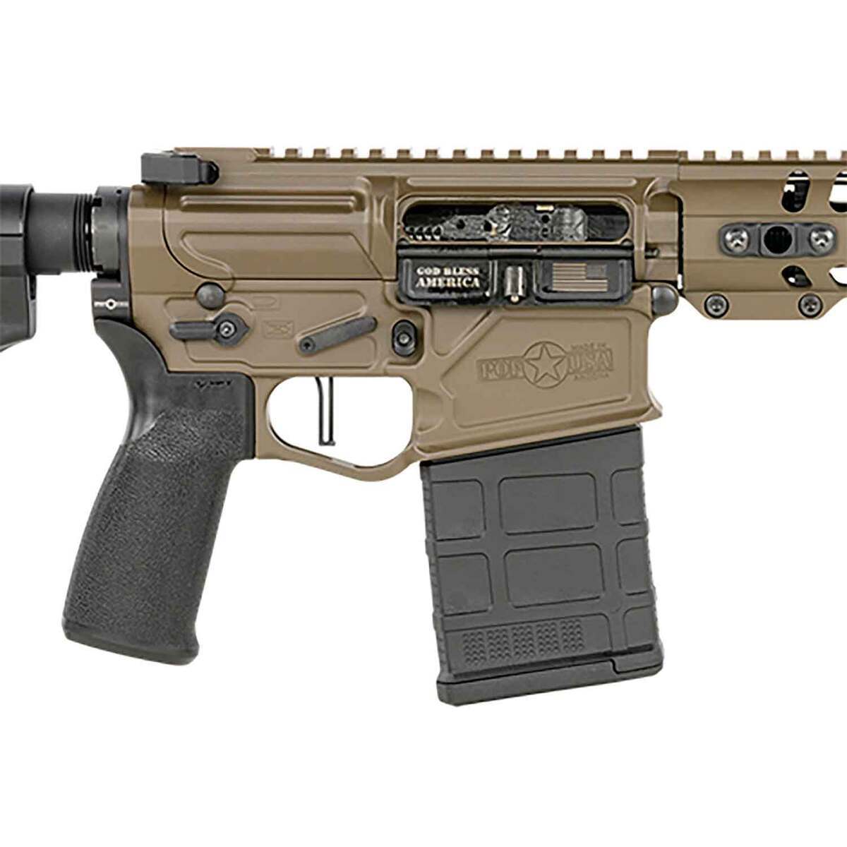 Patriot Ordnance Factory Rogue 6.5 Creedmoor 20in Patriot Brown Cerakote Semi Automatic Modern Sporting Rifle - 20+1 Rounds - Brown Patriot Ordnance Factory Rogue 6.5 Creedmoor 20in Patriot Brown Cerakote Semi Automatic Modern Sporting Rifle - 20+1 Rounds - Brown