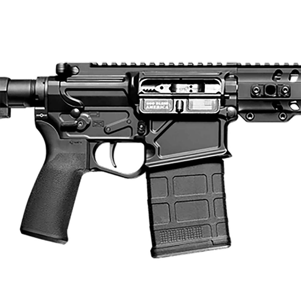 Patriot Ordinance Factory Rogue 7.62mm NATO 16.5in Black Anodized Semi Automatic Modern Sporting Rifle - 10+1 Rounds - Black Patriot Ordinance Factory Rogue 7.62mm NATO 16.5in Black Anodized Semi Automatic Modern Sporting Rifle - 10+1 Rounds - Black
