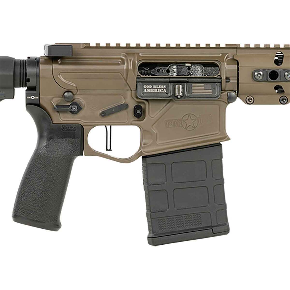 Patriot Ordnance Factory Rogue 7.62mm NATO 16.5in Patriot Brown Cerakote Semi Automatic Modern Sporting Rifle - 20+1 Rounds - Brown Patriot Ordnance Factory Rogue 7.62mm NATO 16.5in Patriot Brown Cerakote Semi Automatic Modern Sporting Rifle - 20+1 Rounds - Brown