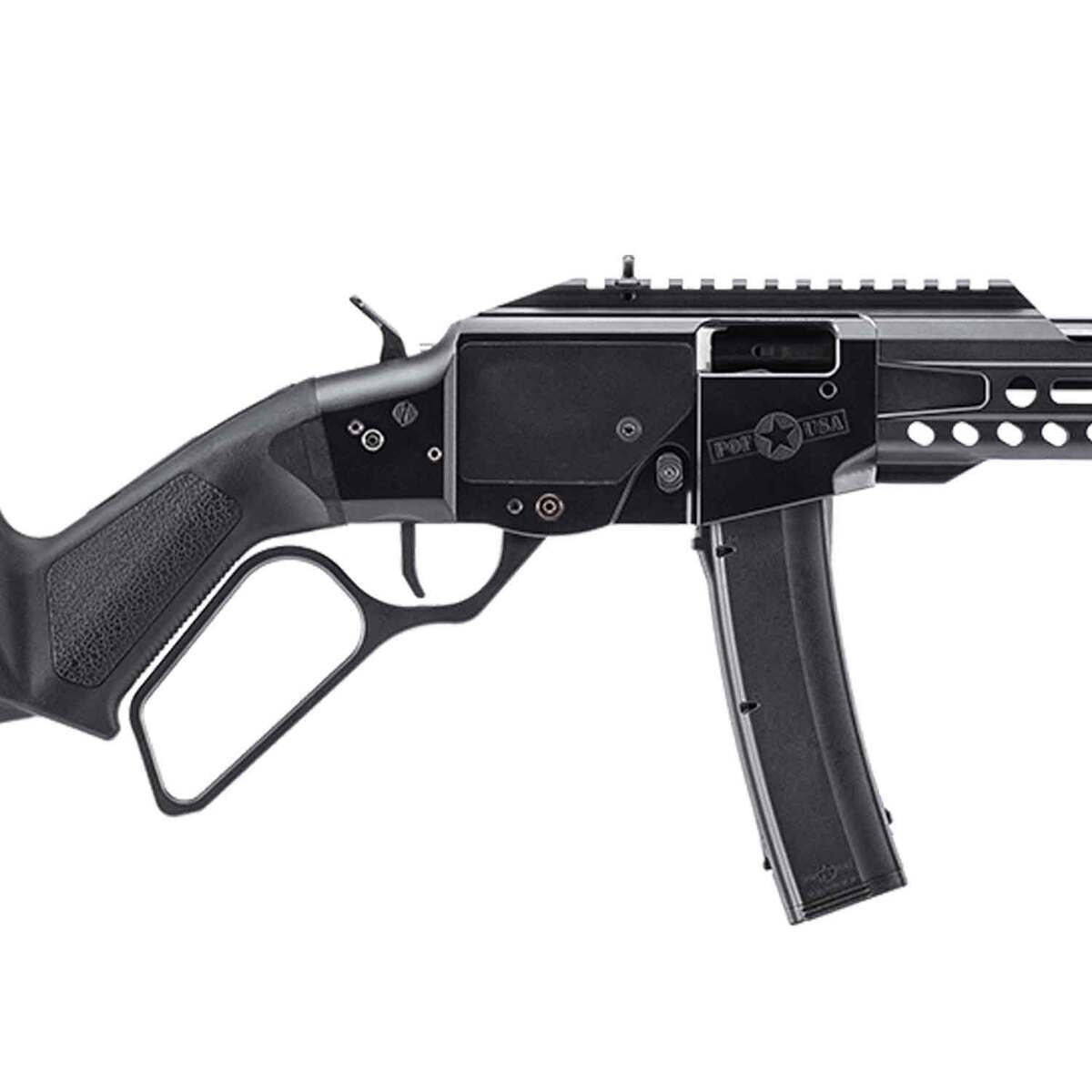 Patriot Ordnance Factory Tombstone Black Anodized Lever Action Rifle - 9mm Luger - 16in - Black Patriot Ordnance Factory Tombstone Black Anodized Lever Action Rifle - 9mm Luger - 16in - Black