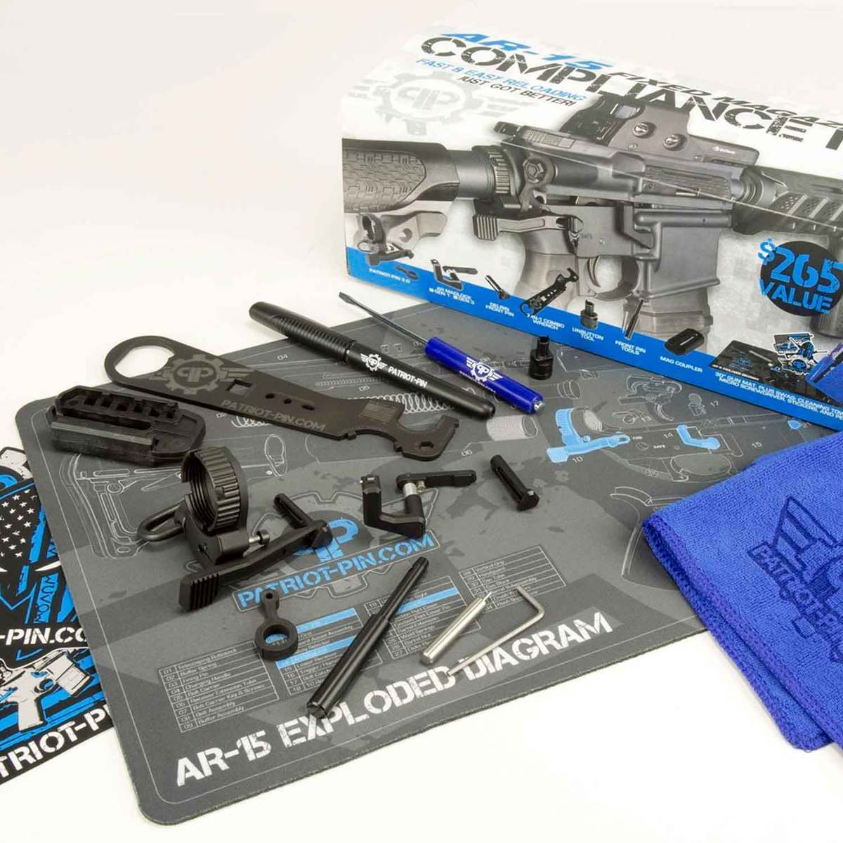Patriot Pin AR15 Fixed Magazine Compliance Kit 2.0 Patriot Pin AR15 Fixed Magazine Compliance Kit 2.0