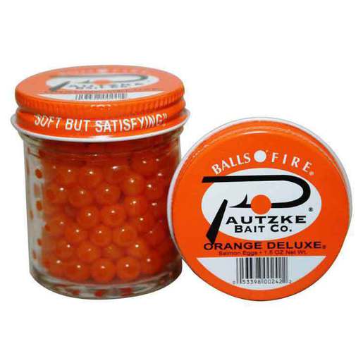 Pautzke Bait Orange Deluxe Salmon Eggs - Orange