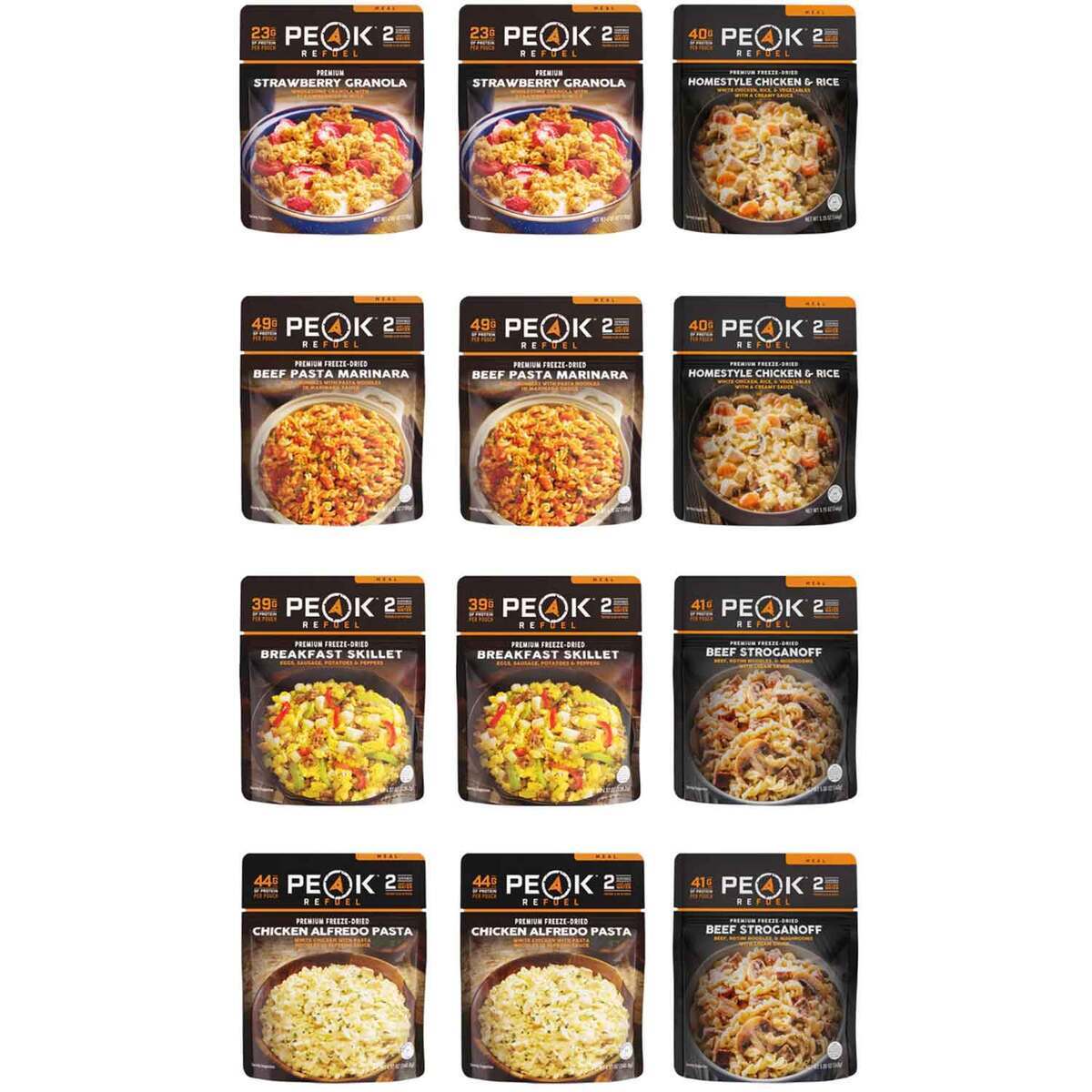 Peak Refuel Basecamp 2.0 Meal Assortment Bucket - 24 Servings Peak Refuel Basecamp 2.0 Meal Assortment Bucket - 24 Servings