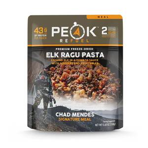 Peak Refuel Elk Ragu Pasta - 2 Servings