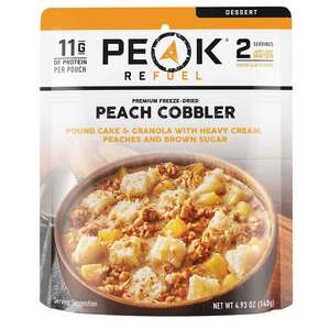 Peak Refuel Peach Cobbler Dessert - 2 Servings