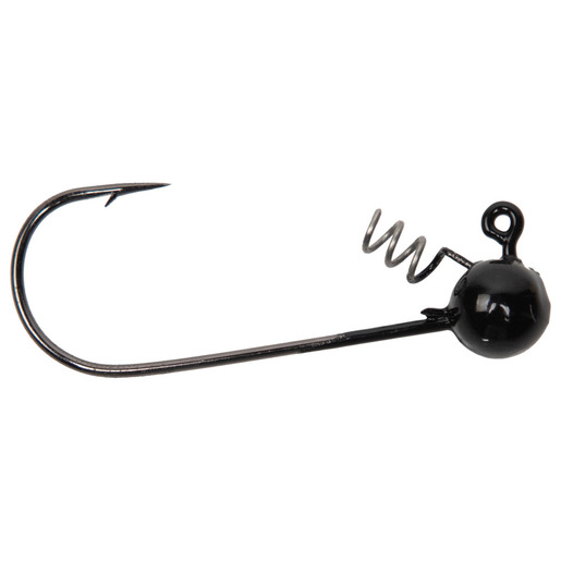 Peanut Craft Round Shaky Head - Green Pumpkin 4/O