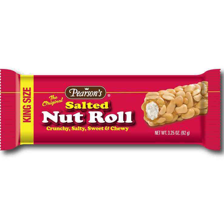 Pearson's King Size Salted Nut Roll Candy Bar Pearson's King Size Salted Nut Roll Candy Bar