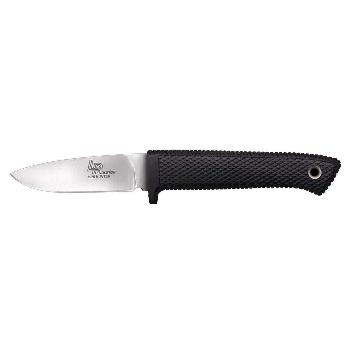 Cold Steel Knives Pendleton Mini Hunter 3 inch Fixed Blade Knife - Black Cold Steel Knives Pendleton Mini Hunter 3 inch Fixed Blade Knife - Black