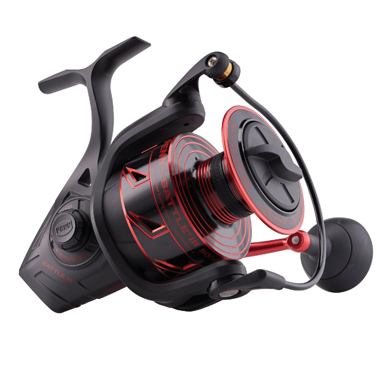 penn battle iii spinning reel stores BTLIII4000DX DX 4000 The Battle III Spinning Fishing Reel is perfect for any fishing expedition PENN Battle III Spinning Reel