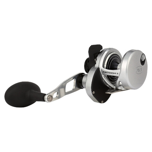 PENN Fathom II Lever Drag Trolling/Conventional Reel – Silver/Black 30