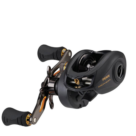 PENN Fathom Low Profile Saltwater Casting Reel – Black/Gold 300
